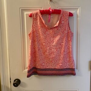 Talbots sleeveless top